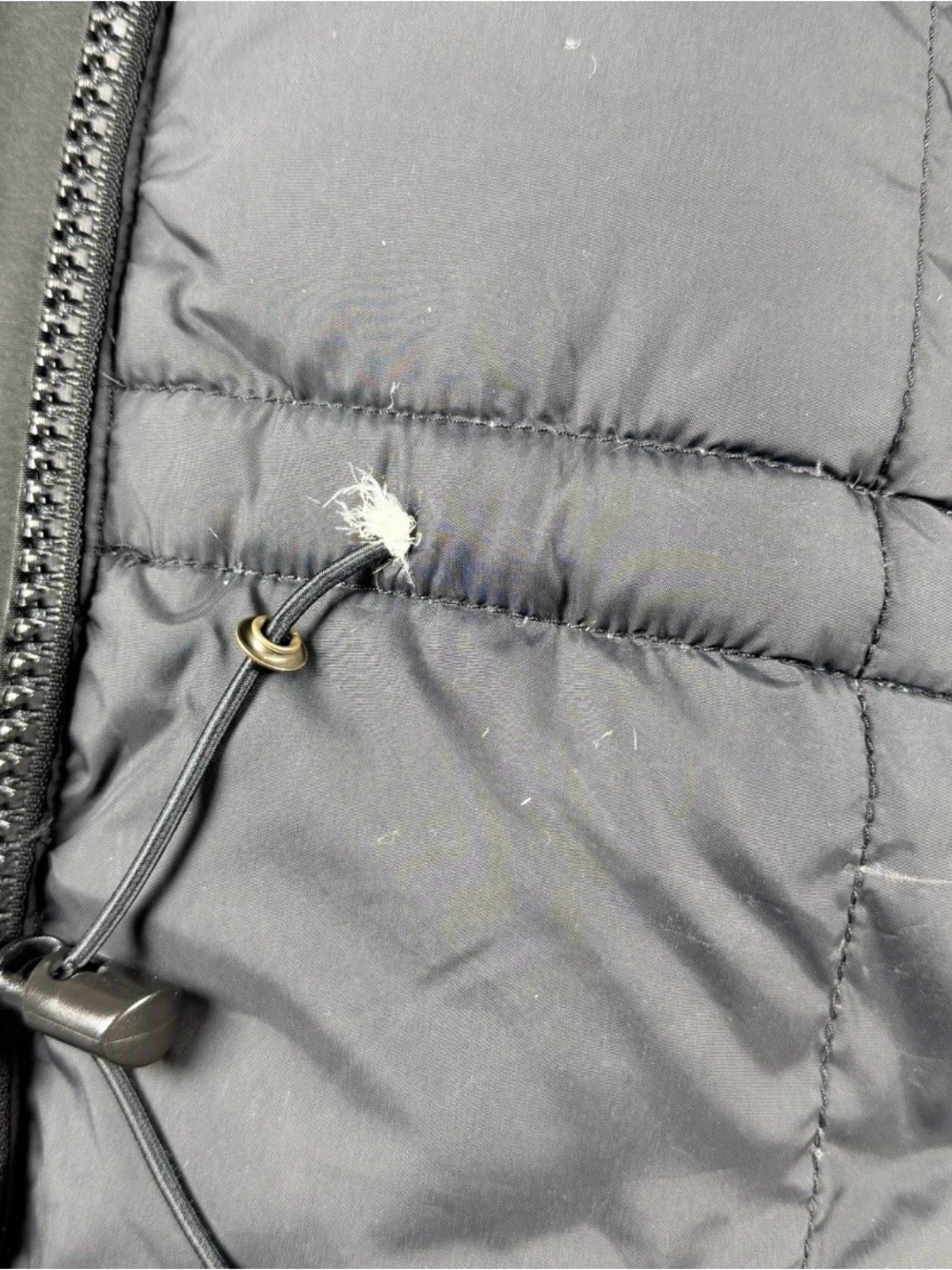 Canada Goose Black Trillium Parka with Fur-Trim Hood and Patch - Picture 15 of 16